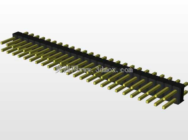 外螺纹2.54mm PCB头,直形,90高,90低,1x1至2x40