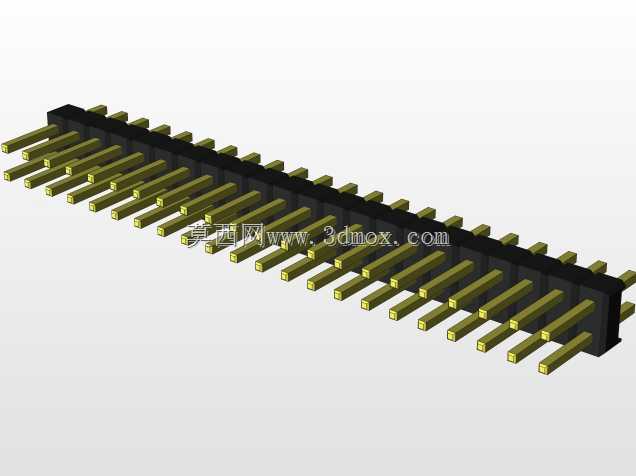 外螺纹2.54mm PCB头,直形,90高,90低,1x1至2x40