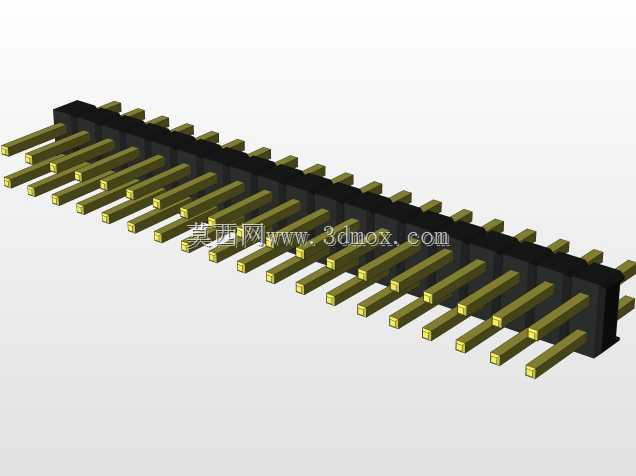 外螺纹2.54mm PCB头,直形,90高,90低,1x1至2x40