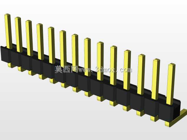 外螺纹2.54mm PCB头,直形,90高,90低,1x1至2x40