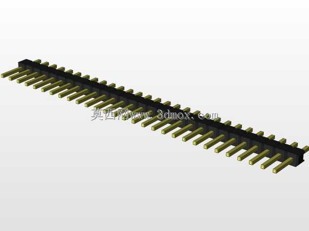 外螺纹2.54mm PCB头,直形,90高,90低,1x1至2x40