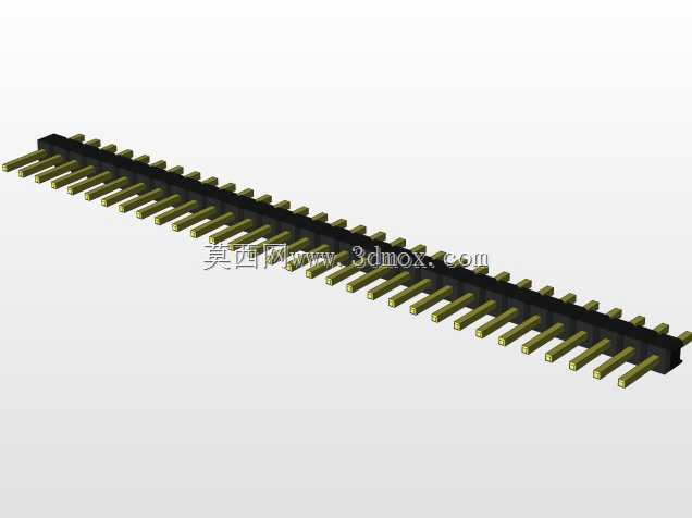 外螺纹2.54mm PCB头,直形,90高,90低,1x1至2x40