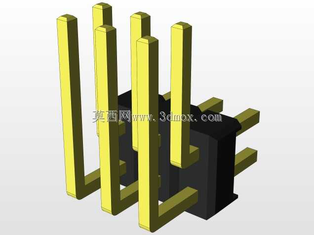 外螺纹2.54mm PCB头,直形,90高,90低,1x1至2x40