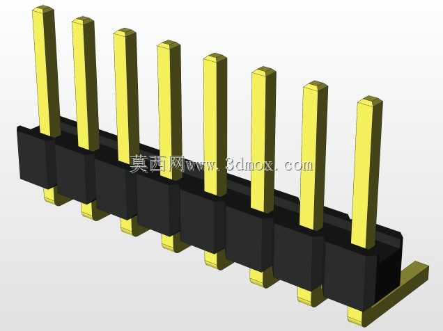 外螺纹2.54mm PCB头,直形,90高,90低,1x1至2x40