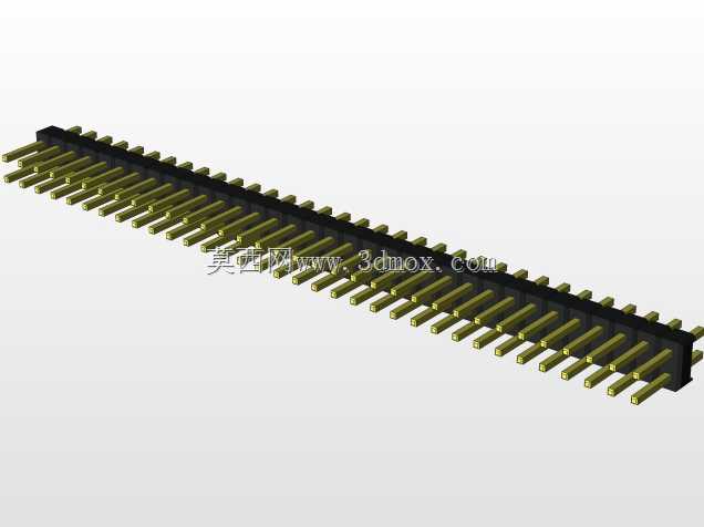 外螺纹2.54mm PCB头,直形,90高,90低,1x1至2x40