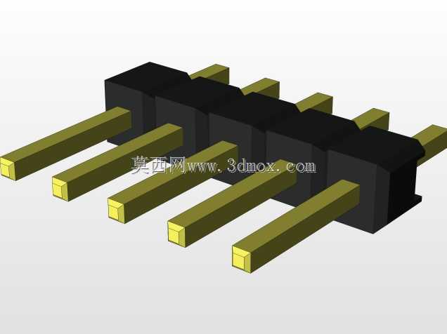 外螺纹2.54mm PCB头,直形,90高,90低,1x1至2x40