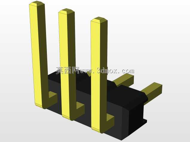 外螺纹2.54mm PCB头,直形,90高,90低,1x1至2x40