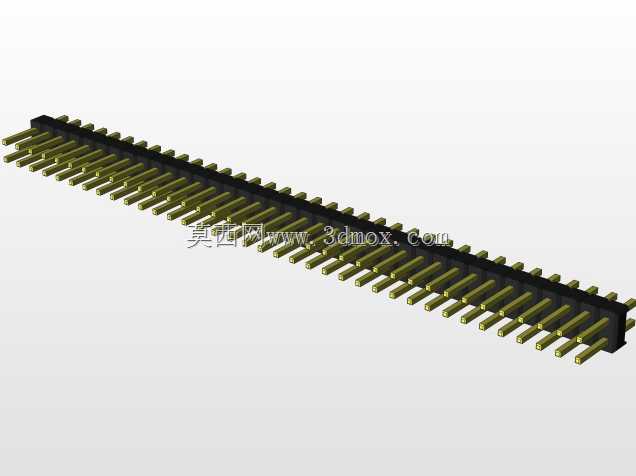 外螺纹2.54mm PCB头,直形,90高,90低,1x1至2x40