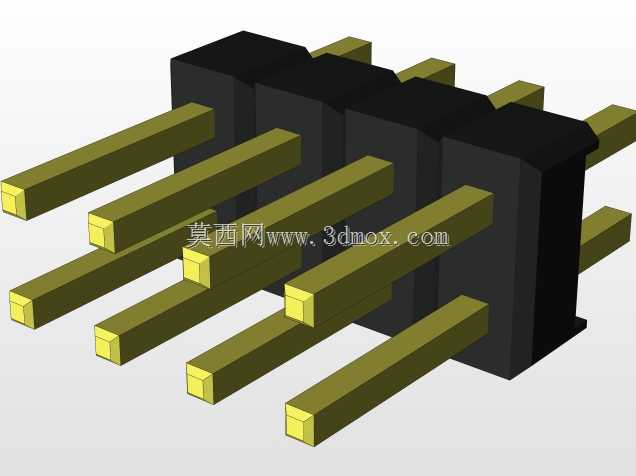 外螺纹2.54mm PCB头,直形,90高,90低,1x1至2x40