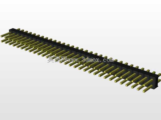 外螺纹2.54mm PCB头,直形,90高,90低,1x1至2x40