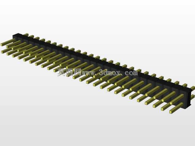 外螺纹2.54mm PCB头,直形,90高,90低,1x1至2x40