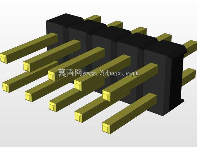外螺纹2.54mm PCB头,直形,90高,90低,1x1至2x40