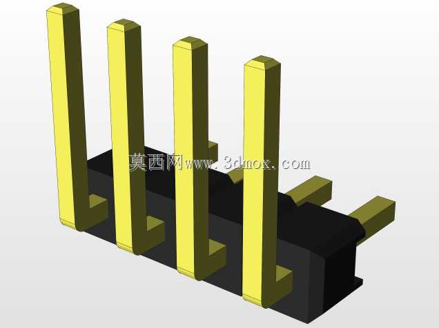外螺纹2.54mm PCB头,直形,90高,90低,1x1至2x40