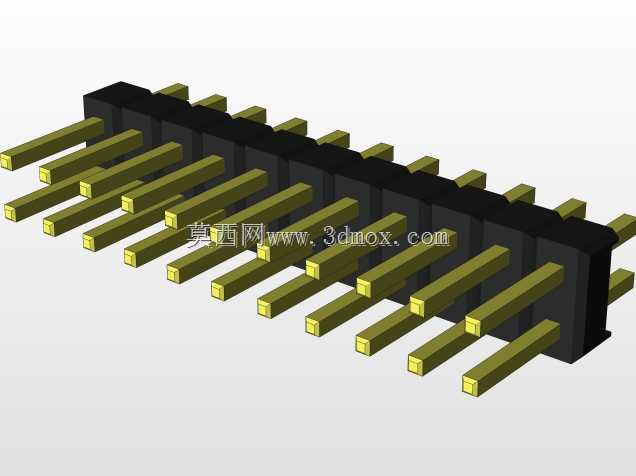 外螺纹2.54mm PCB头,直形,90高,90低,1x1至2x40