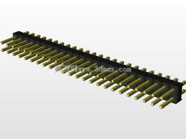 外螺纹2.54mm PCB头,直形,90高,90低,1x1至2x40