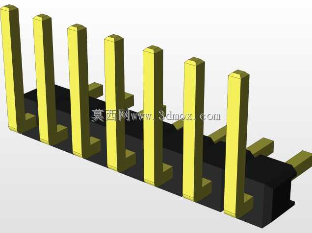 外螺纹2.54mm PCB头,直形,90高,90低,1x1至2x40
