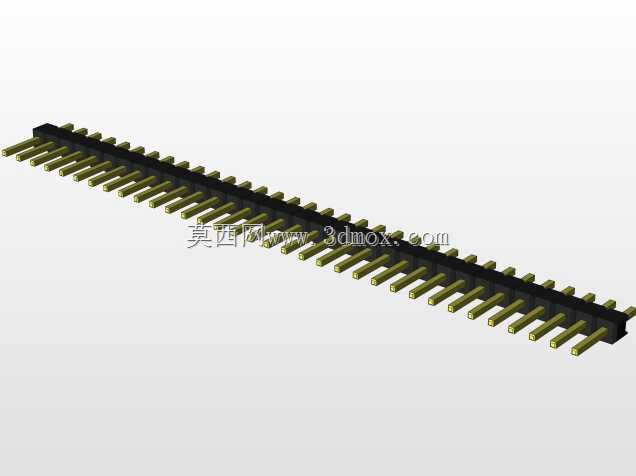 外螺纹2.54mm PCB头,直形,90高,90低,1x1至2x40
