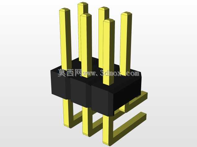 外螺纹2.54mm PCB头,直形,90高,90低,1x1至2x40