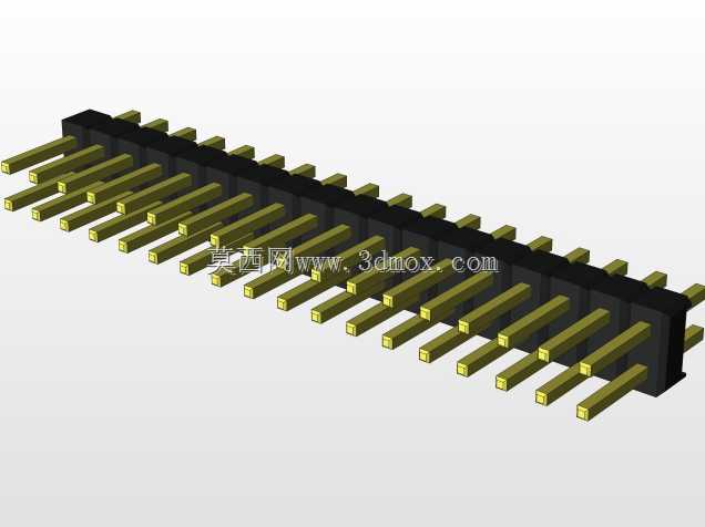 外螺纹2.54mm PCB头,直形,90高,90低,1x1至2x40