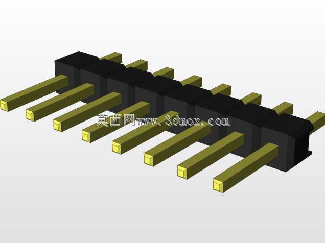 外螺纹2.54mm PCB头,直形,90高,90低,1x1至2x40