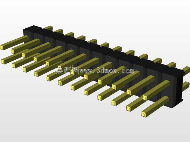 外螺纹2.54mm PCB头,直形,90高,90低,1x1至2x40