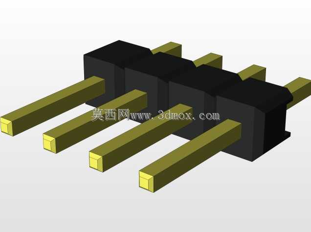外螺纹2.54mm PCB头,直形,90高,90低,1x1至2x40
