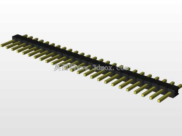 外螺纹2.54mm PCB头,直形,90高,90低,1x1至2x40