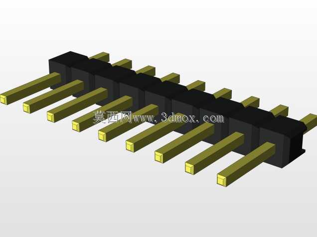 外螺纹2.54mm PCB头,直形,90高,90低,1x1至2x40