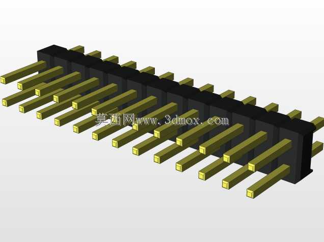 外螺纹2.54mm PCB头,直形,90高,90低,1x1至2x40