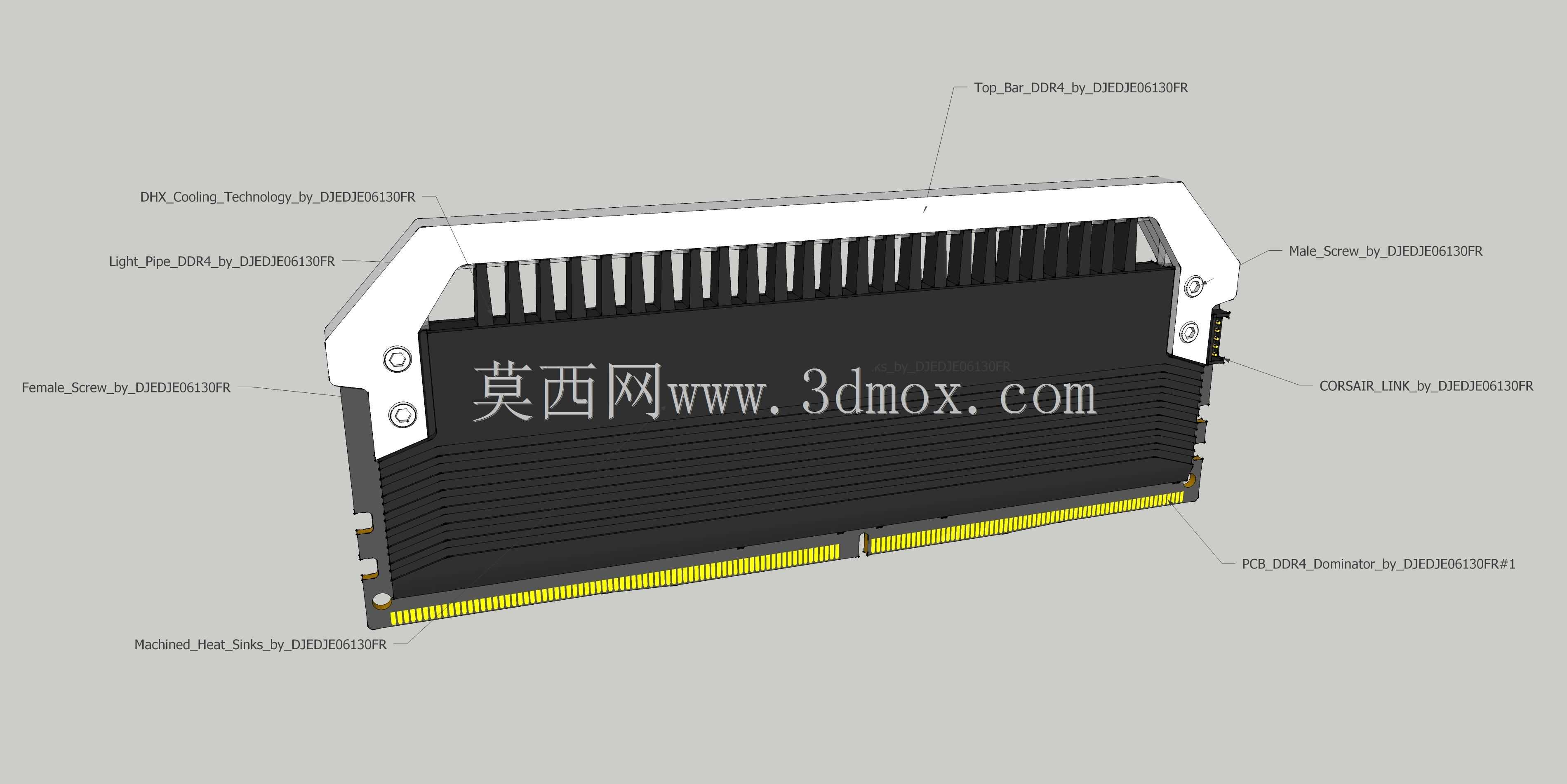 DDR4\u海盗船\u主宰者\u铂金\u DJEDJE 06130FR