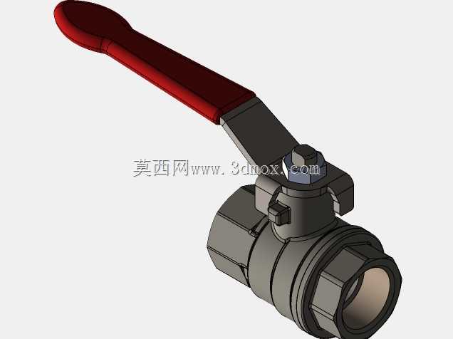 2通手动球阀G1/2“黄铜镀镍