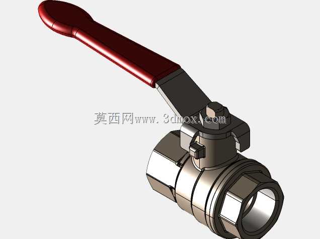 2通手动球阀G1/2“黄铜镀镍