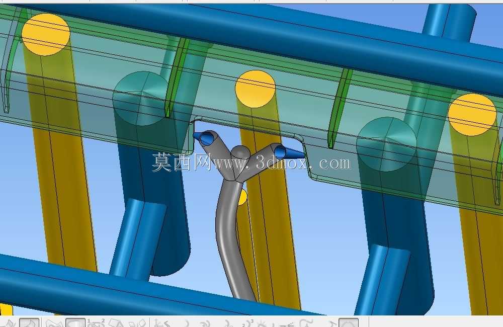 篮式精整注射模