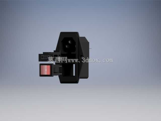IEC320 C14进口模块插头保险丝开关公电源插座10A 250V