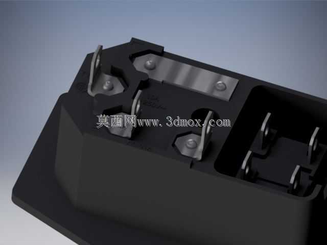 IEC320 C14进口模块插头保险丝开关公电源插座10A 250V
