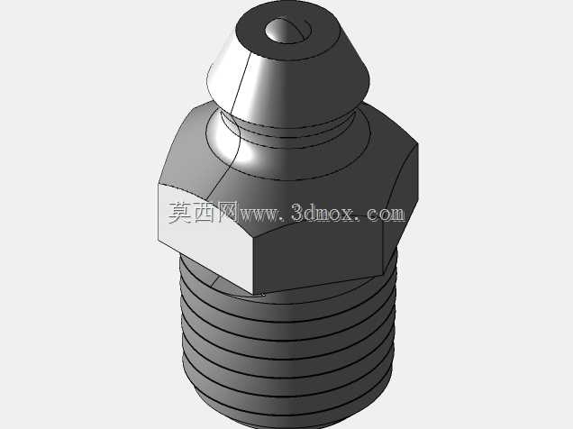 润滑脂夹M8-45°-90°-直的