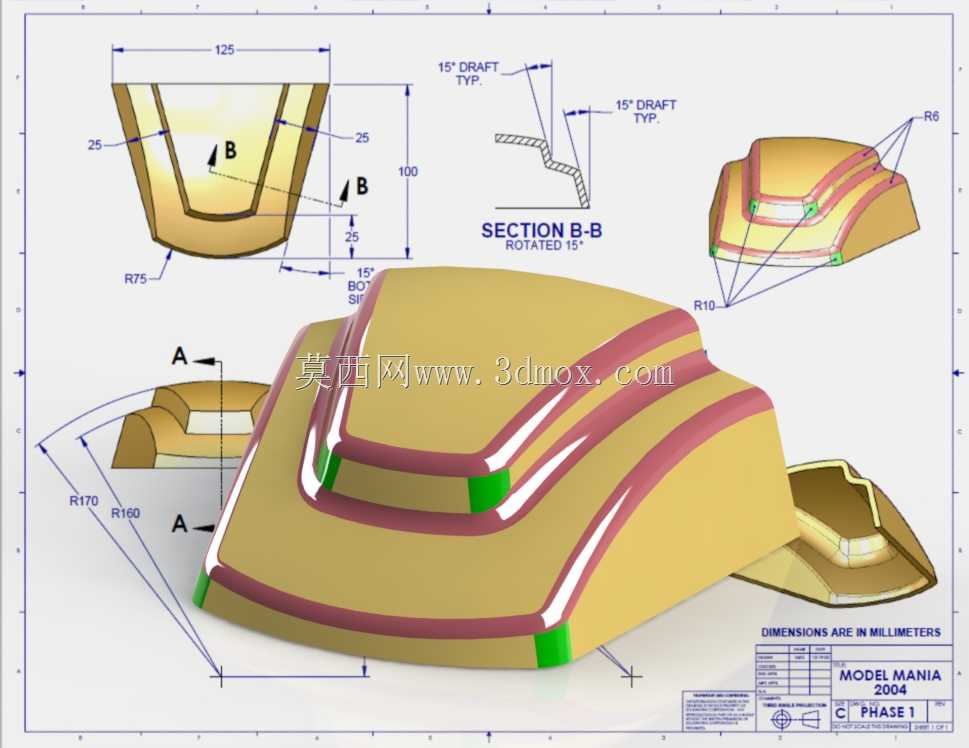 SOLIDWORKS世界的实践:模型狂热2004