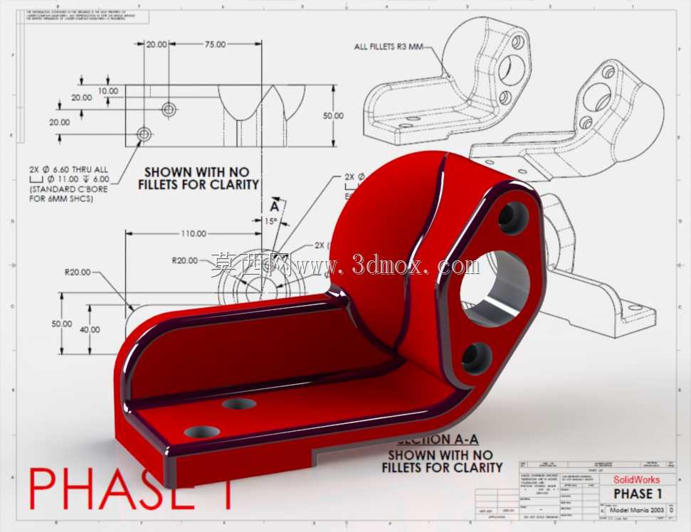 SOLIDWORKS����ʵ����2003��ģ�Ϳ���