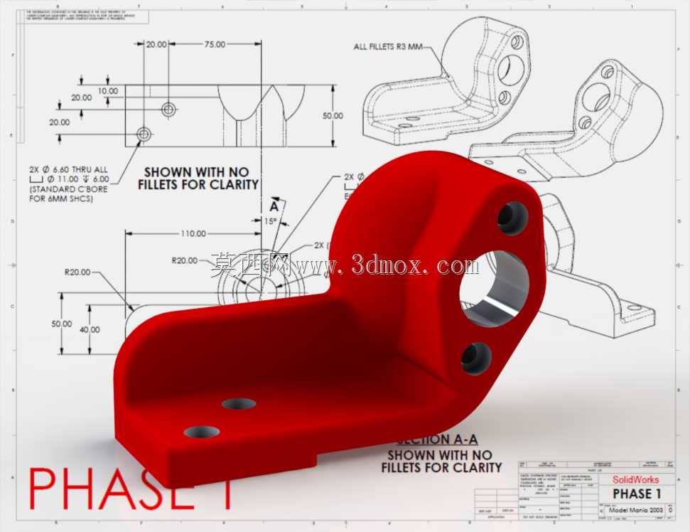 SOLIDWORKS����ʵ����2003��ģ�Ϳ���