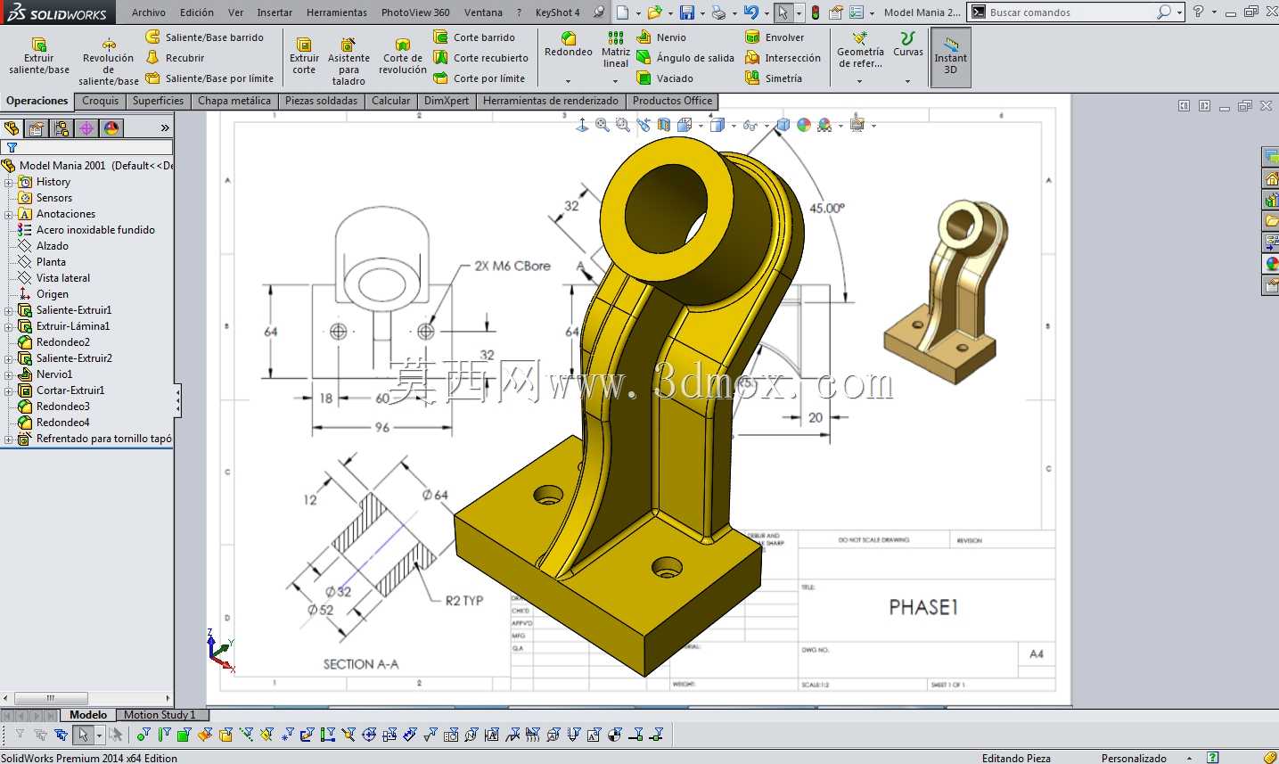 SOLIDWORKS世界的实践:模型狂热2001