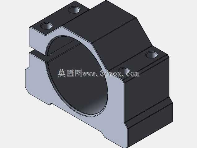 主轴电机安装支架夹具CNC