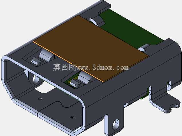 微型HDMI连接器D型内螺纹