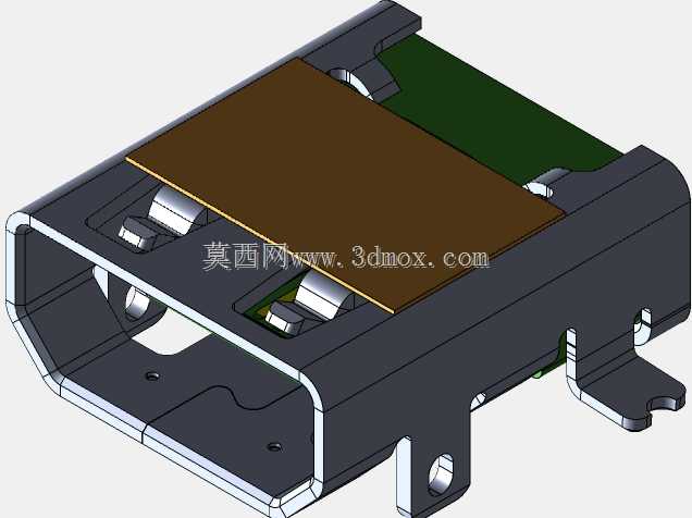 微型HDMI连接器D型内螺纹