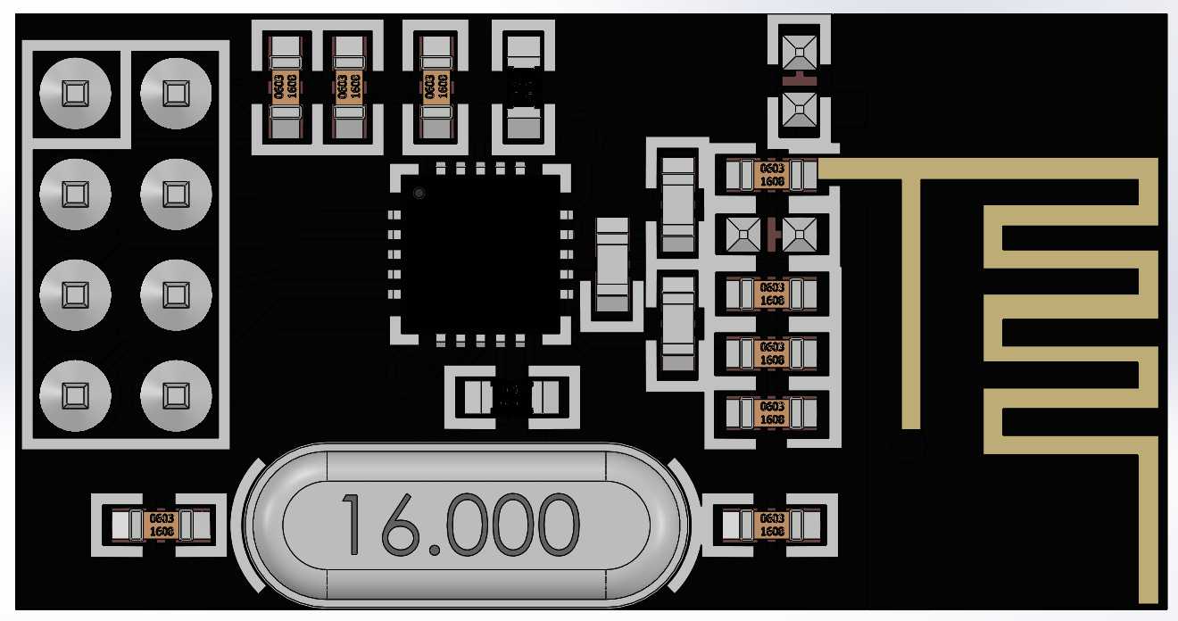 nRF24L01+增强收发板