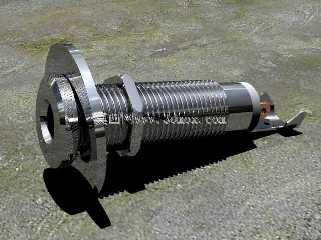 连接器单插座6.35mm/1/4英寸