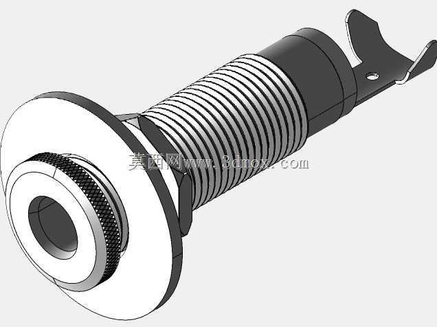 连接器单插座6.35mm/1/4英寸