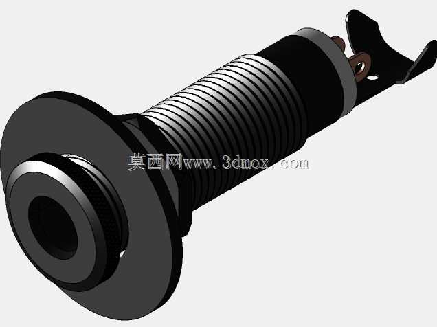 连接器单插座6.35mm/1/4英寸