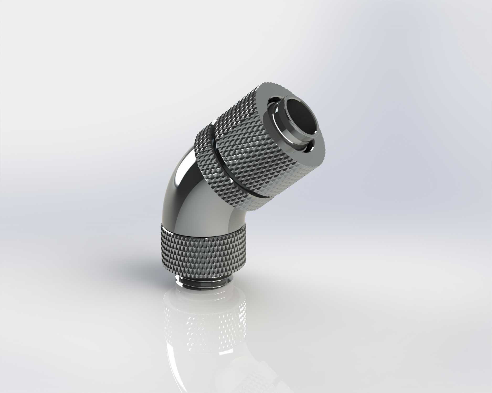 Alphacool����ת��ͷ45�� 13-10mm��G1/4#RTIO