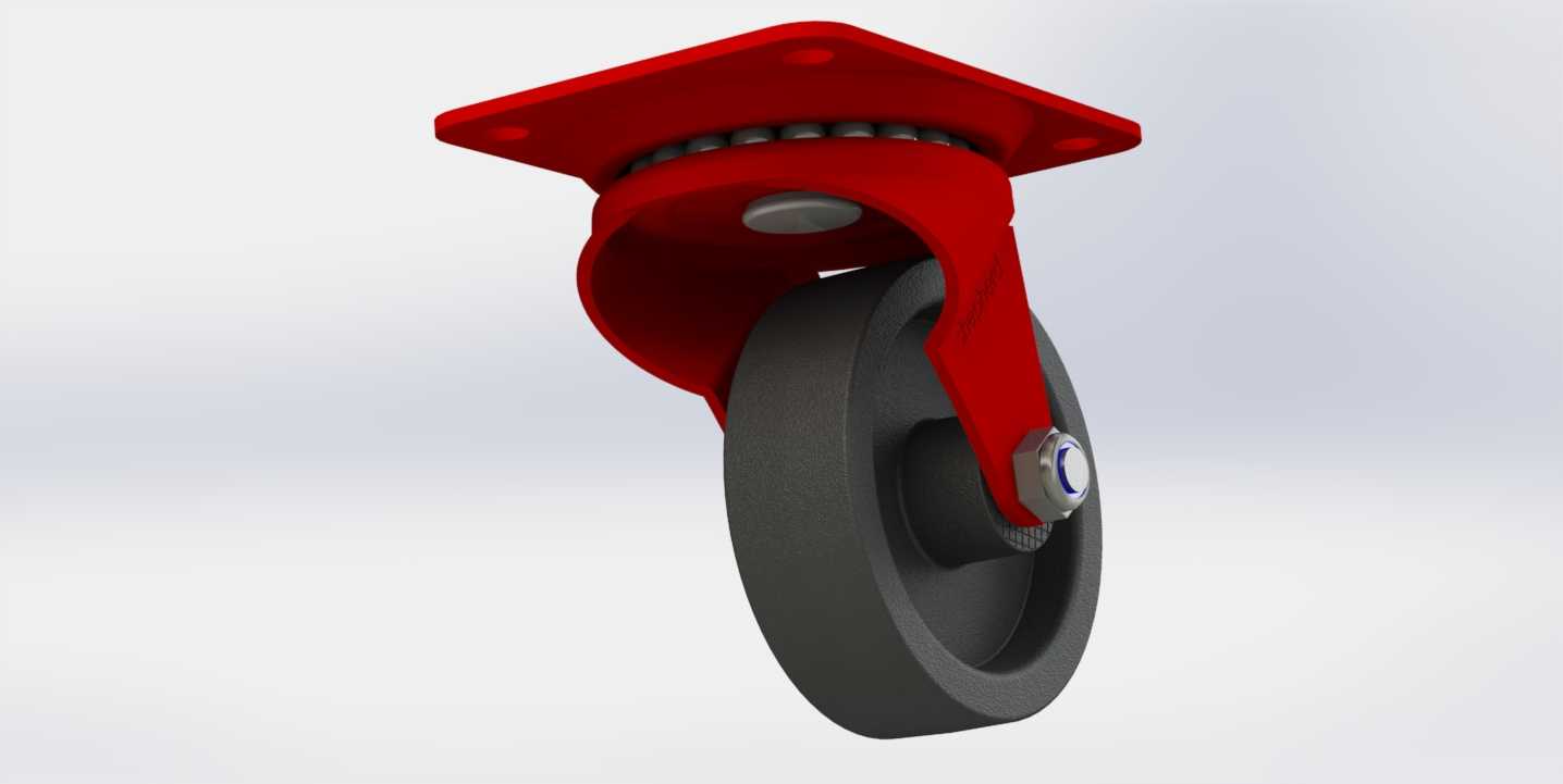 ��Ⱦrueda de goma giratoria de 4Ӣ��