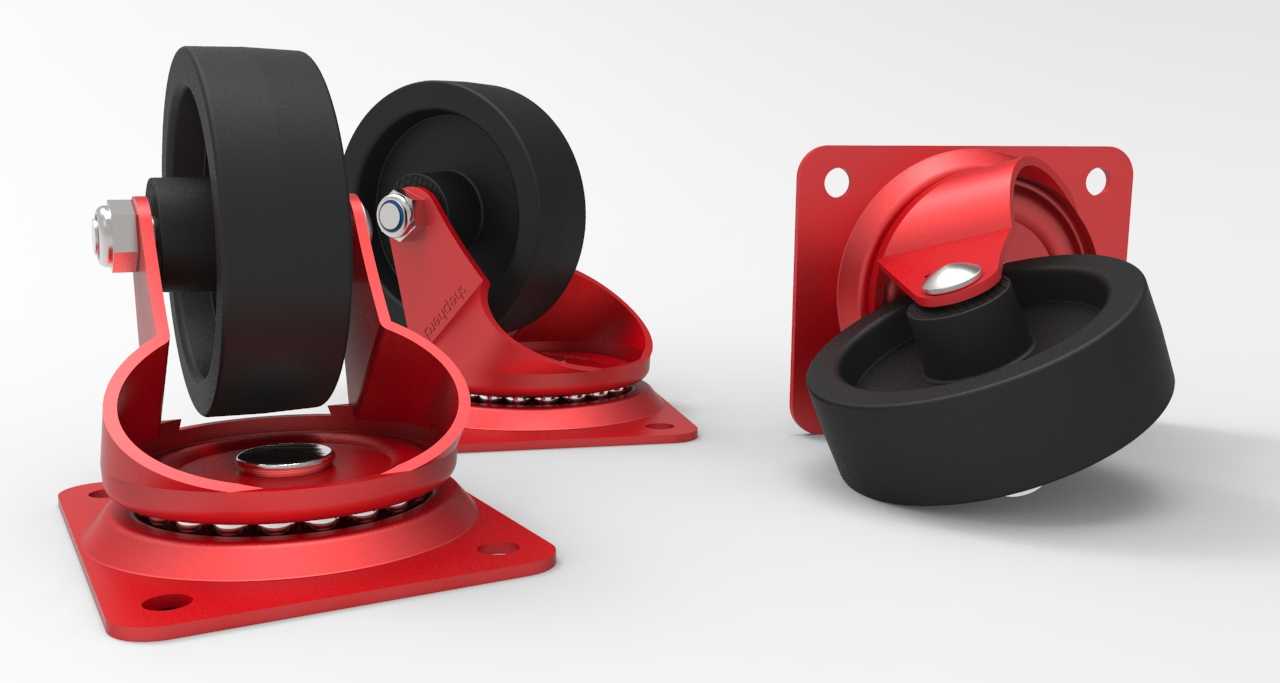 ��Ⱦrueda de goma giratoria de 4Ӣ��